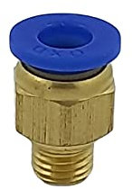 Raccordo Innesto rapido pneumatico per tubo 6 mm filetto M8 - Conf.15 pezzi