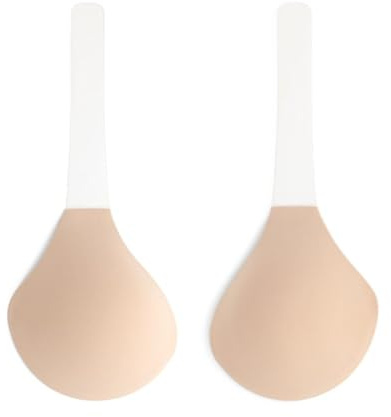 Bye Bra Soutien-gorge sculptant, à enfiler, soutien-gorge adhésif, soutien-gorge réutilisable, jusqu'à bonnet H, beige/noir