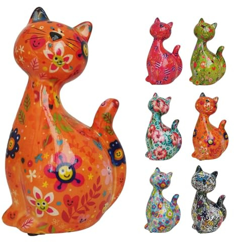 netproshop Spardose Katze aus Keramik Pomme Pidou, Auswahl:KatzeCaramel/Blumengesichter