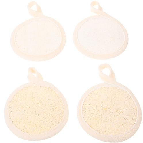 WOFASHPURET 4stücke Gesichtspeeling-pads Aus Luffa Peeling Für Frauen Gesichtsreinigung Tiefenreinigung Tragbar Einfach Zu Verwenden