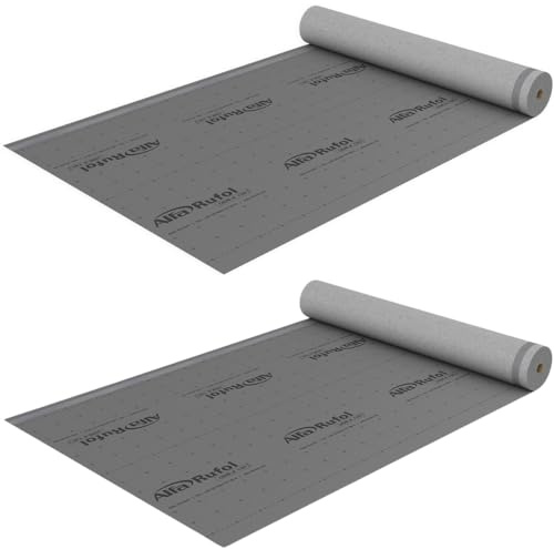 2x Alfa Rufol UDB 130 – Schlagregensichere Unterspannbahn 135 g/m² (150 m²) | Profi-Qualität - Abdichtungsbahn für Dachdeckungen und Wände