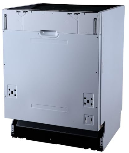 Infiniton - Lave-vaisselle intégré DIW-BB606, E, 7 programmes, demi-charge, affichage, facile à utiliser, inox