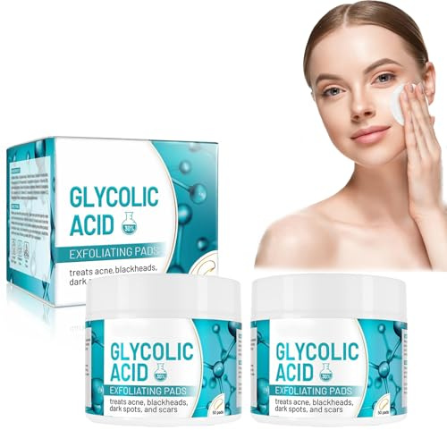 Tkekruh 2PC Peeling Pads 50 Stück, Resurfacing Pads, Serum
