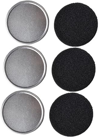 Makeup Brush Cleaning Case 3 Sets Sponge Iron Black