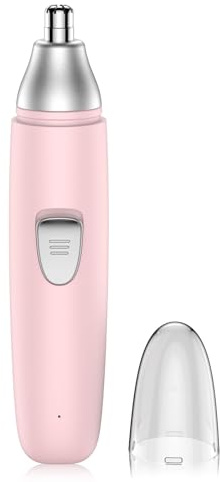 Tondeuse pour les poils de nez pour hommes Tondeuse électrique à poils de nez avec lame en acier inoxydable, design portable de voyage