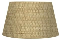 Zarivy Pantalla coníca E27 natural 25x20x15 cm, ideal para lámparas y decoración, difunde luz cálida y crea ambientes acogedores.