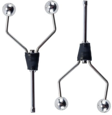 Hoite 2 PCS Tip Fly Tying Bobbin Holder for Standard Bobbin Fishing Flies Lure Baits Making Tool