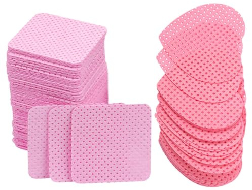 Baumwolltücher 400 Blatt aus Baumwolle für Nagelreinigung | Rosa, mit Aufbewahrungsbox, für Gel Nägel und Reisen, Sanftes Zubehör für Alltag