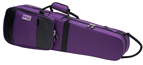 Protec MX044PR - Estuche para violín, color púrpura