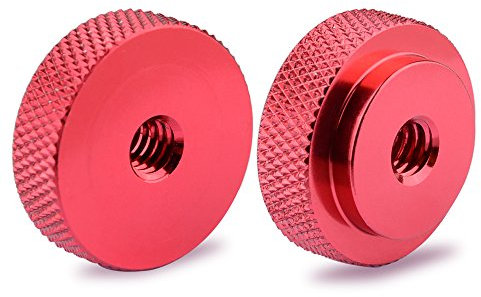 CAMVATE 1/4-20 Femelle Pouce Écrou de Blocage de Roue Adaptateur(2 pièces)