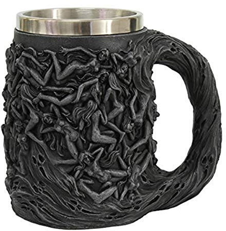 Krug mit Frauenkörpern Hell's Desire | Bierkrug Hölle Gothic