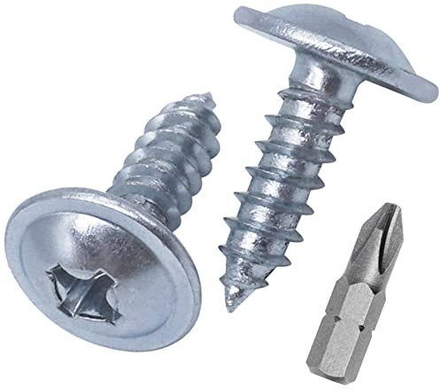 Marcopol (förpackning med 400 st) zinkpläterat stål 4,2 x 13 mm träskruvar, metallskruvar, stjärnskruvmejsel modifierad sockelhuvud, självgängande (400, 4,2 x 13 mm)