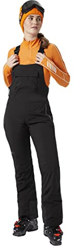 Helly-Hansen Legendary Insulated Bib Pant for Women - Durable, Waterproof, Breathable Snow Pant for Ski Adventures, 990 Black - M