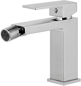 KOLMAN Bidetarmatur Bidetbatterie Chrom ANGO Wasserhahn Bidetmischer Bidetbatterie