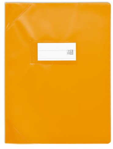 OXFORD 25 Heftschoner 17 x 22 cm, PVC, blickdicht, 15/100, Orange