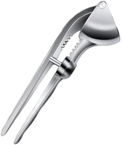 Zerodeko 2stücke Langstielige Knoblauchpresse Aus Aluminiumlegierung Ergonomische Knoblauchzerkleinerungsmaschine Für Küche Einfach Zu Bedienen Und Vielseitig Für Knoblauch Und Ingwer