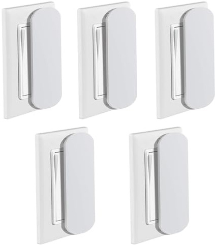 Magnetic Switch and Outlet Cover Light Switch Guards for Flat Modern Switches Toggle Switches, for Sabbath, Home and Office (5 Pack)
