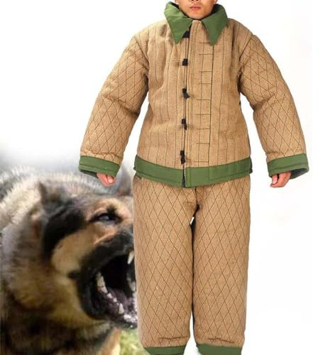Schutzkleidung aus Canvas mit Camouflage-Muster, Hundetrainingsausrüstung, Hundetrainings- und Beißkleidung, Trainingskleidung für Heimtierbedarf, Arbeitshundeausrüstung und Schutzausrüstung,M