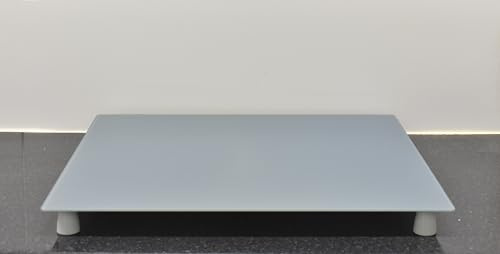 Deenz 60X52Cm Grey Universal Hob Cover Plate Tempered Glass Worktop Saver Dishwasher Safe 5Mm All Types of Cookers (Hob Cover 4 Feets)