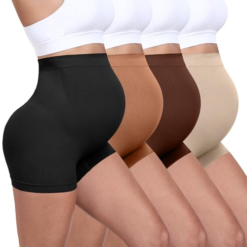 SAYCELI Seamless Maternity Shapewear, Belly Support Pregnancy Underwear for Maternity Photography and Baby Shower Dresses