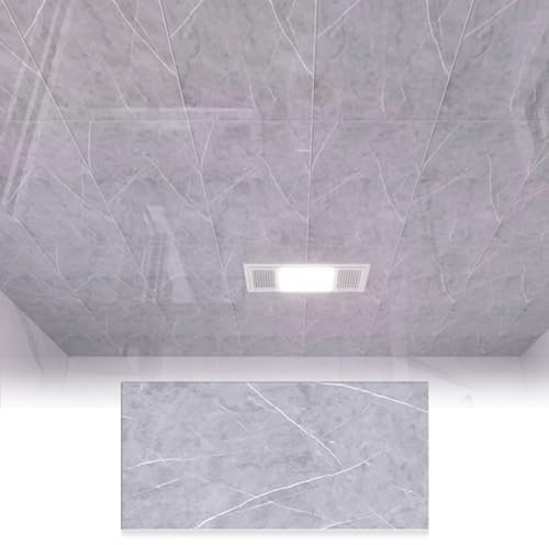 Dalles de plafond autocollantes, panneaux de plafond, corniches, décoration intérieure, papier peint autocollant ignifuge, revêtement en PVC for couloir, cuisine, terrasse, balcon, faux panneaux (lot