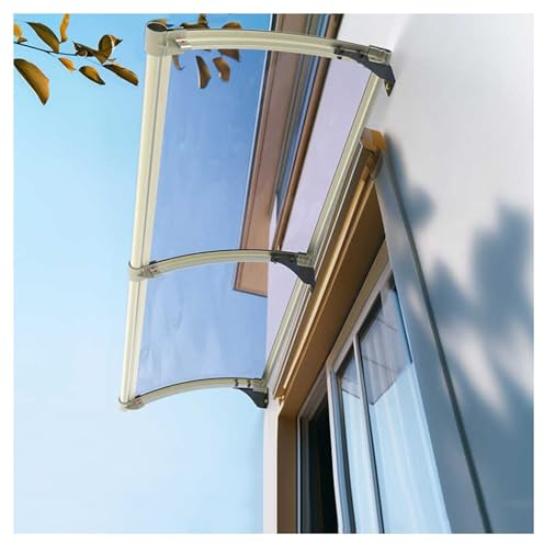 Aluminum Entryway Awning - Outdoor Door Canopy Patio Awning Rain & Snow Protection for Doors and Windows Building Facade Cover Stylish Door Shelter
