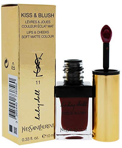YSL Liquid Lipstick Baby Doll Kiss and Blush N°11 Prune Impertinente 10 ml, Price/100 ml: 319.9 EUR
