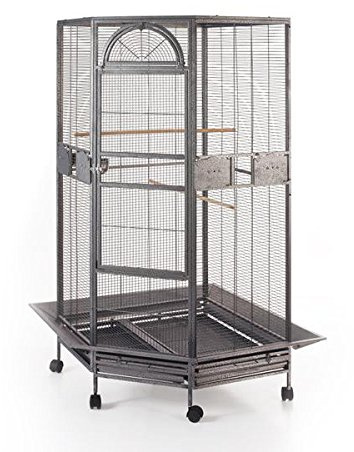 Flyline Parrot Escape Jumbo Corner Bird Cage Aviary (Small)