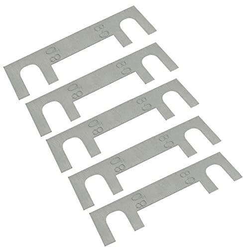 AERZETIX - 5 fusibili - 80A - Lamellari per portafusibili - alta corrente forte - C10285
