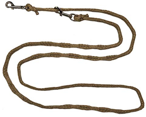 Joggingleine Hundeleine für kleine/mitterle/große Hunde Fahrradleine/Walkingleine/Übungsleine/Trainingsleine/Fürhleine/Freihandleine (4,00m, Beige 14mm für große Hunde)