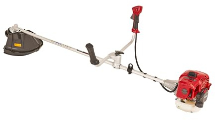 Mountfield MB33D - Desbrozadora, 43 cm de Ancho de Corte, Arranque fácil de Retroceso, Motor de Gasolina de 2 Tiempos, 32,6 CC, Manillar Estilo Bicicleta, Incluye Doble arnés, Rojo