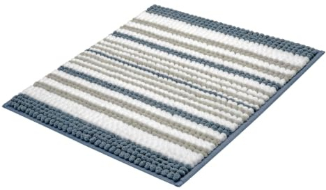 Kleine Wolke Badteppich BOLA Mare 55 x 65 cm | OEKO-TEX zertifiziert, rutschhemmende Unterseite, für Fußbodenheizung, 100% Polyester