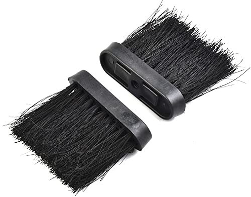 HEIBTENY 2 Stück Kamin-Herdbürste Kamin,Kaminbesen Ersatzbürste,Begleitbürstenkopf, Kamin-Feuer-ERD-Kaminbürste, Ofenbesen,für Zuhause und Kaminreinigung