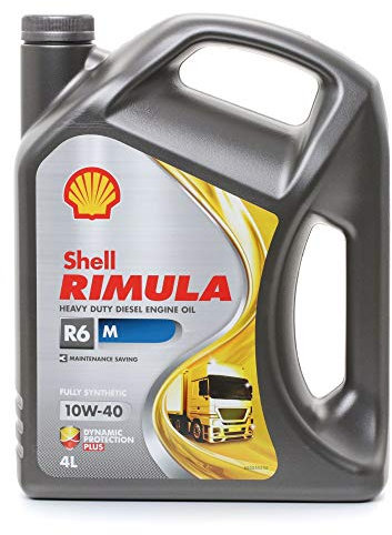 SHELL Motoröl 10W-40 Rimula Synthetiköl Motor Öl ACEA E4 ACEA E7 API CF R6 M 4L