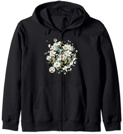Cute Hellebore Inspired Flower Plant Lover Gardener women Sweat à Capuche