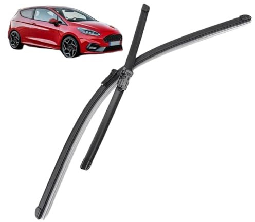 KEAAN Auto Scheibenwischer Vorne für Ford Fiesta 7 2018-2023 28+14,Frontscheibe Scheibenwischer Ersatz Auto Scheibenwischerblätter Bürsten Auto WischerbläTter Zubehör