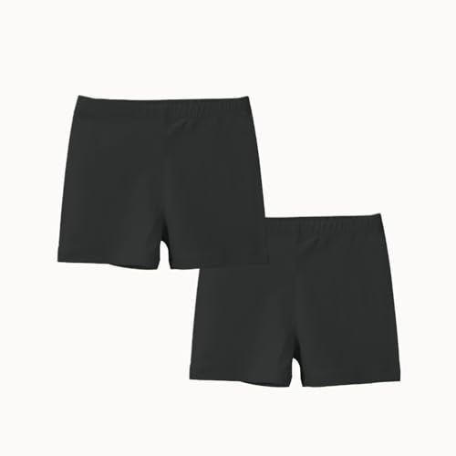 Silkglory Modal Algodón Pantalones Ciclismo Cortos Niñas, Verano Algodón Deportivos para Niñas para Baile y Corree, 2 Packs