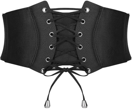 VONMELLI Korsett Gürtel für Damen, Schnürung Korsett Hohe Taille Elastischer Gürtel für Halloween Kostüm Parteien