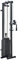 XS Sports Cable Pulley Crossover Machine - Home Gym Adjustable Dual Pulley wall mounted system with weight plate stack , Functional Trainer