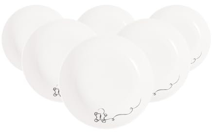 Villeroy & Boch Statement Lines Dessertschalen XMAS 6er Set, Weiß-Schwarz, Spülmaschinenfest, Mikrowellensicher, Schüssel, Bowl, Schale, Premium Porcelain