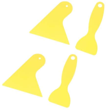 PartyKindom 4pezzi Strumento Tergivetro Per Pellicola Auto Utensile Per Raddrizzare Pellicola e Adesivi Compatibile Veicoli e Finestre