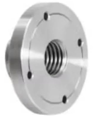 Piastra frontale for tornio for legno for tornio for lavorazione del legno filettato M33 M18 Mandrino 2 3 Flangia frontale(M18 x2.5-75mm)