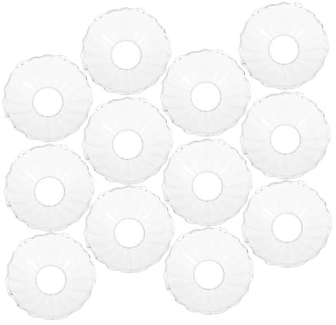 GALPADA 12pezzi Raccoglitore Cera per Candele Protezione Antigoccia per Candelieri Piatto Impedisce Cera Protegge Tavolo per Portacandele Accessorio Ornamentale