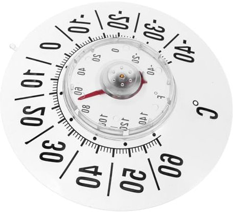 OFFSCH Termometro Per Finestra Trasparente Termometro Domestico Misurare Temperatura