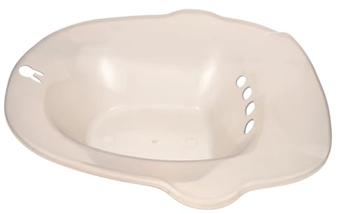 LOLIPPYY Sitzbadewanne Faltbar aus Robustem Kunststoff Leichtes Sitzbad Becken für Damen Wochenbett und Postoperative Pflege Tragbar für Badezimmer und Toilette Sitzbad für Schwangere