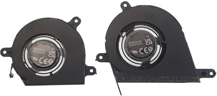 Ventilateur de refroidissement for processeur et carte graphique d'ordinateur portable, compatible avec ASUS, Zenbook, Pro 14 Duo OLED UX8402Z UX8402ZE BAPA0807R2HY005 BAPA0607R2HY001(CPU Fan)