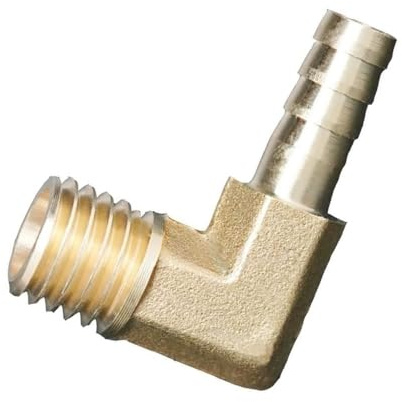 TNGYTY 1 Raccordo a Gomito in Ottone con Filettatura Maschio metrica M10-M16mm for raccordi Idraulici(M10x1.5 8mm)