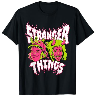 Stranger Things Eddie and Dustin Officiellement licencie T-Shirt