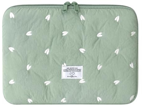 Starnearby Housse Tablette 9-11 Pouces avec Broderie Coeur | Housse Ordinateur 11 Pouces, Pochette Tablette Compatible avec iPad Air 11, Pro 11, Galaxy Tab A9+/A11 Plus 11, Chromebook 11