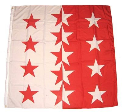 Fahne / Flagge Schweiz - Kanton Wallis NEU 90 x 90 cm